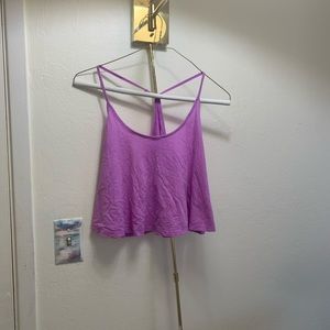 Lavender Spaghetti Strap Crop top